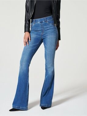 SPANX Flare Jeans Vintage Indigo Denim | M